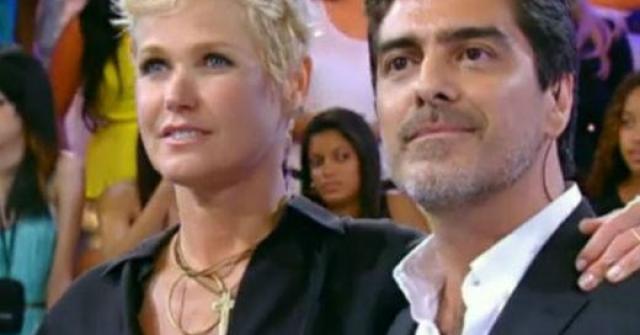 Xuxa e Junno na Globo (Foto: TV Globo)